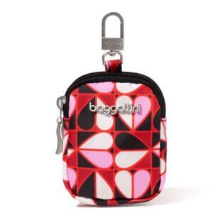 On The Go Mini Pouch - Geo hearts